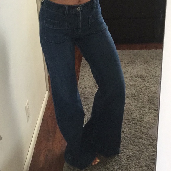 size 0 bell bottom jeans